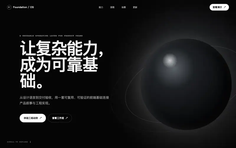 流程动画产品首页 预览图